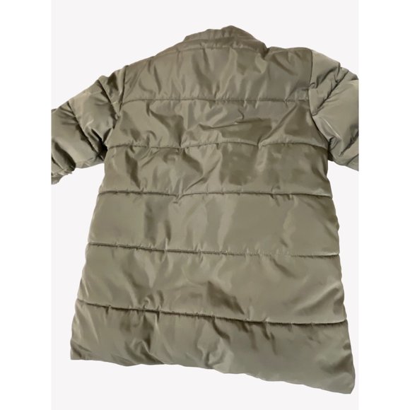 Members Mark Size 4T Toddler Cozy Boys Puffer Snow Jacket Army Green Orange Ski - Picture 7 of 13